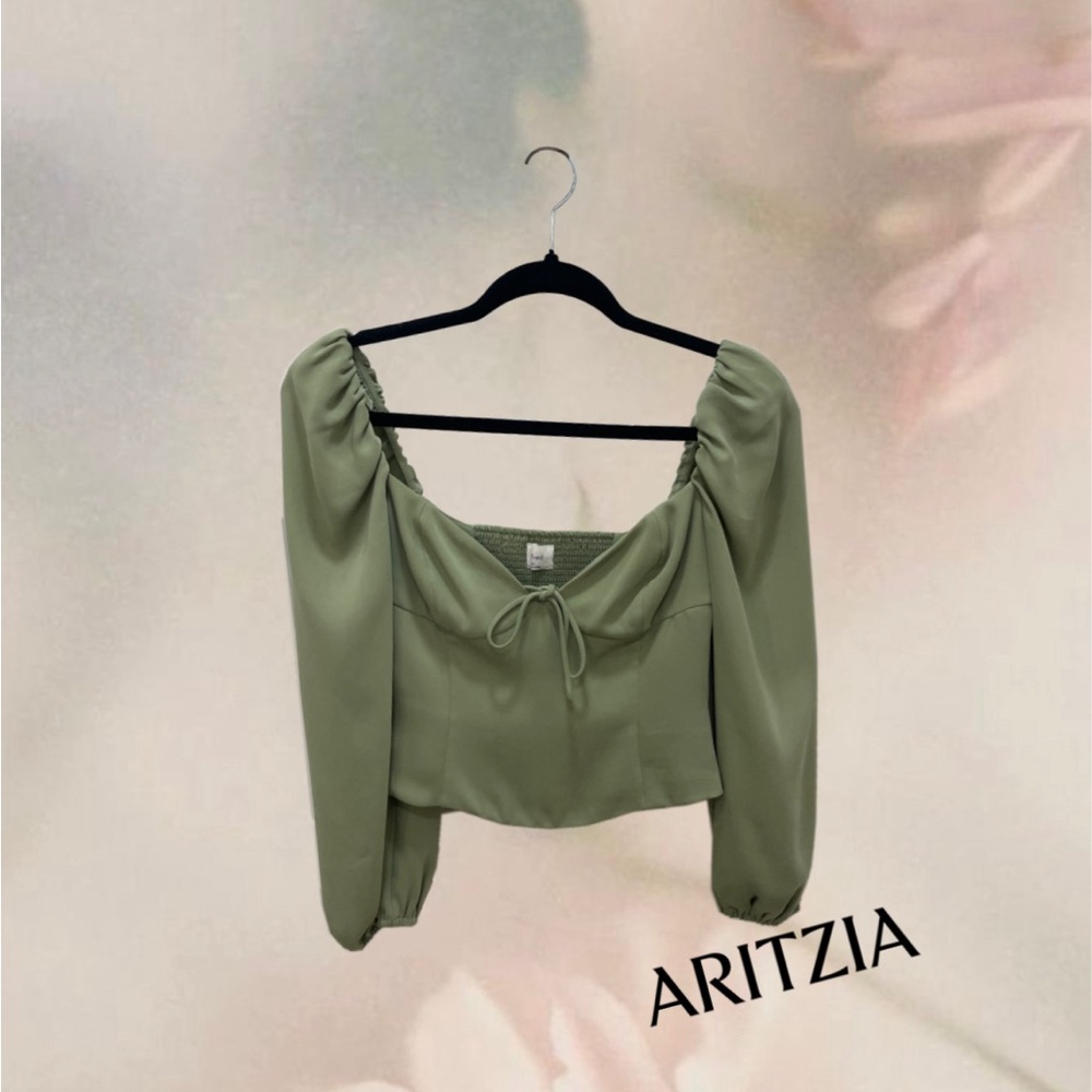 Aritzia - Wilfred - Sage Green Top